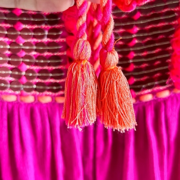 Anthropologie × BLANK LONDON Lissa Embroidered Peasant Blouse Medium NWT - Picture 9 of 15